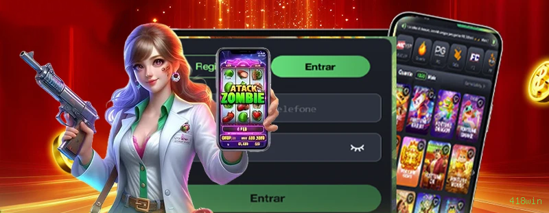 Plataforma completa da 418win com todos os jogos